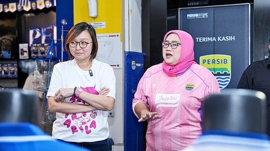 Persib Store Dikunjungi Wamenparekraf, Jadi Acuan Pengelolaan Merchandising bagi Klub Lain di Indonesia